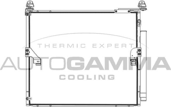 Autogamma 107976 - Конденсатор кондиционера autosila-amz.com