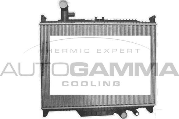 Autogamma 107495 - Радиатор, охлаждение двигателя autosila-amz.com