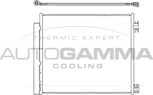 Autogamma 107629 - Конденсатор кондиционера autosila-amz.com
