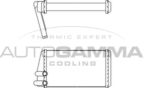 Autogamma 107269 - Теплообменник, отопление салона autosila-amz.com