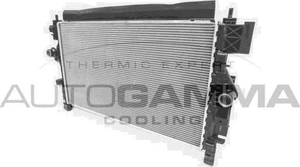 Autogamma 107237 - Радиатор, охлаждение двигателя autosila-amz.com