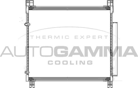 Autogamma 107797 - Конденсатор кондиционера autosila-amz.com