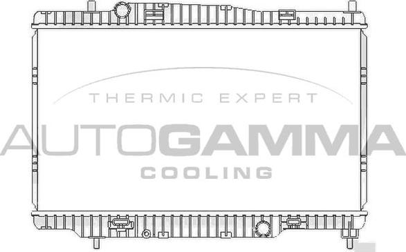 Autogamma 107763 - Радиатор, охлаждение двигателя autosila-amz.com