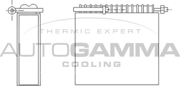Autogamma 112098 - Испаритель, кондиционер autosila-amz.com