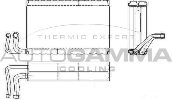 Autogamma 112081 - Испаритель, кондиционер autosila-amz.com