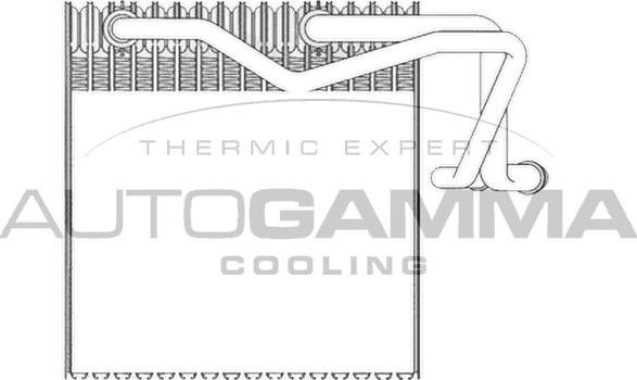 Autogamma 112025 - Испаритель, кондиционер autosila-amz.com