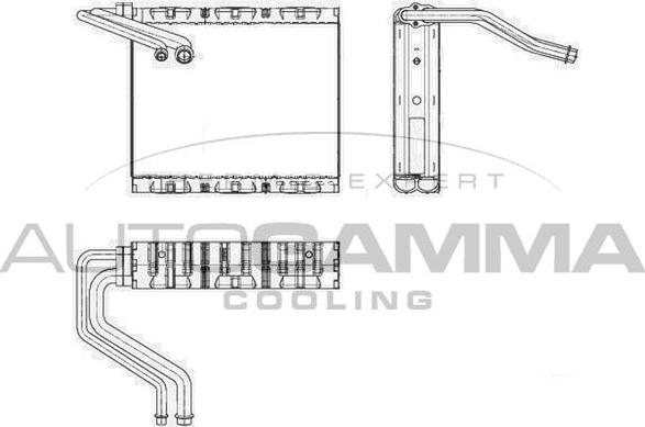 Autogamma 112222 - Испаритель, кондиционер autosila-amz.com