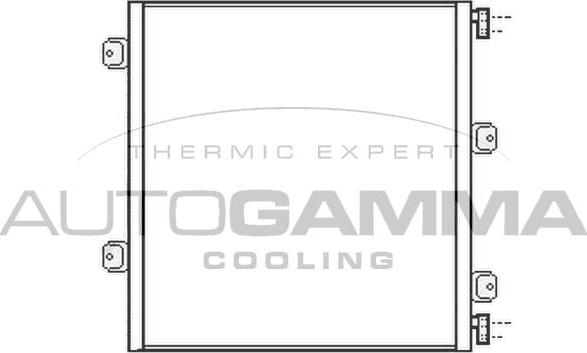 Autogamma 304908 - Конденсатор кондиционера autosila-amz.com