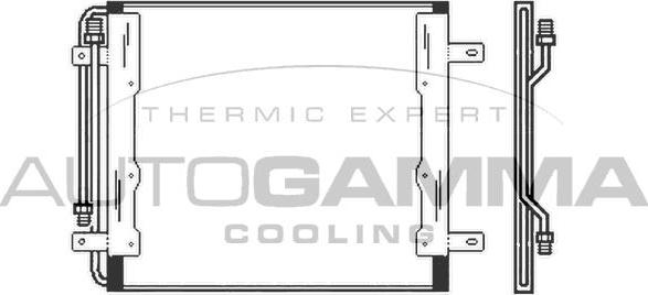 Autogamma 304506 - Конденсатор кондиционера autosila-amz.com