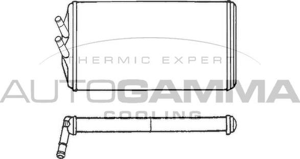 Autogamma 304512 - Теплообменник, отопление салона autosila-amz.com