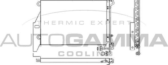 Autogamma 304520 - Конденсатор кондиционера autosila-amz.com