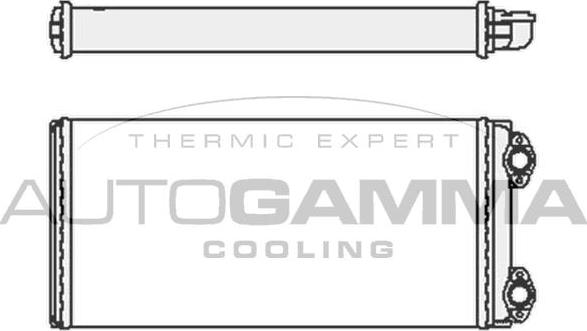 Autogamma 304768 - Теплообменник, отопление салона autosila-amz.com