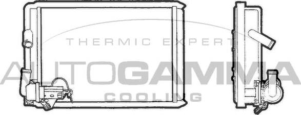 Autogamma 300991 - Теплообменник, отопление салона autosila-amz.com