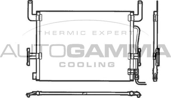 Autogamma 300997 - Конденсатор кондиционера autosila-amz.com