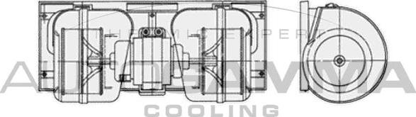 Autogamma GA41006 - Вентилятор салона autosila-amz.com