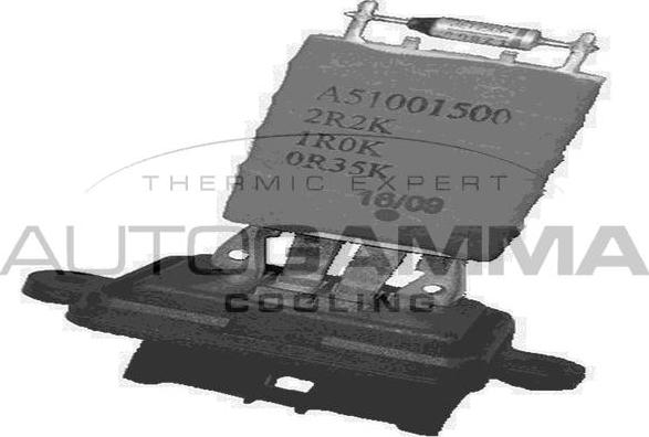 Autogamma GA15661 - Сопротивление, реле, вентилятор салона autosila-amz.com
