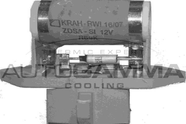 Autogamma GA15626 - Дополнительный резистор, электромотор - вентилятор радиатора autosila-amz.com