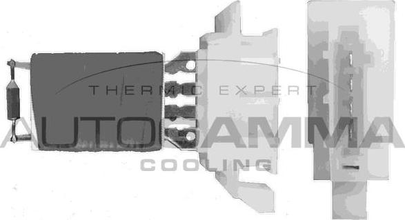 Autogamma GA15880 - Сопротивление, реле, вентилятор салона autosila-amz.com