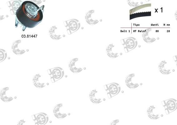 Autokit 04.5367 - Комплект зубчатого ремня ГРМ autosila-amz.com