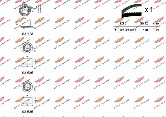 Autokit 04.5232 - Комплект зубчатого ремня ГРМ autosila-amz.com