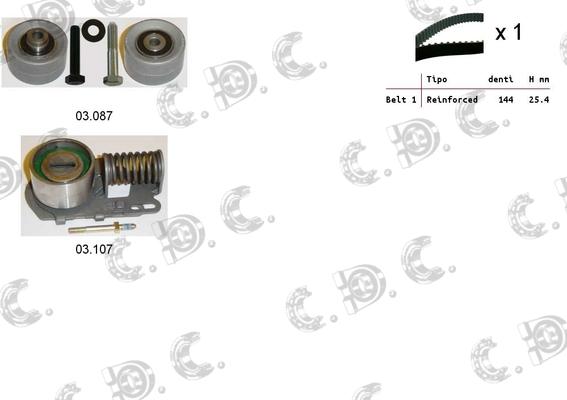 Autokit 04.5226 - Комплект зубчатого ремня ГРМ autosila-amz.com