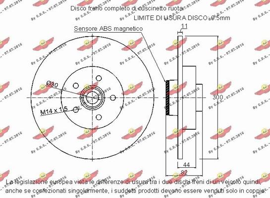 Autokit 01.97719 - Тормозной диск autosila-amz.com