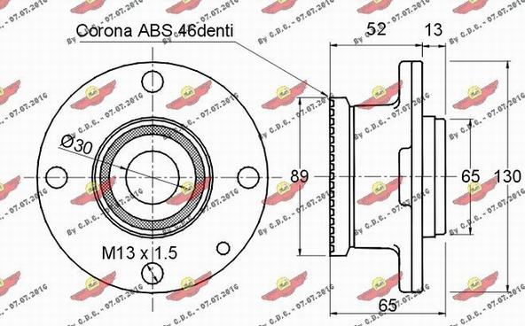 Autokit 01.363 - Комплект подшипника ступицы колеса autosila-amz.com