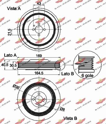 Autokit 03.90173 - Шкив коленчатого вала autosila-amz.com