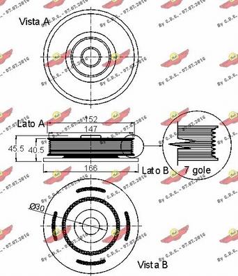 Autokit 03.90222 - Шкив коленчатого вала autosila-amz.com