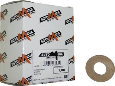 Automega 190004910 - Уплотнительное кольцо, резьбовая пробка маслосливного отверстия autosila-amz.com