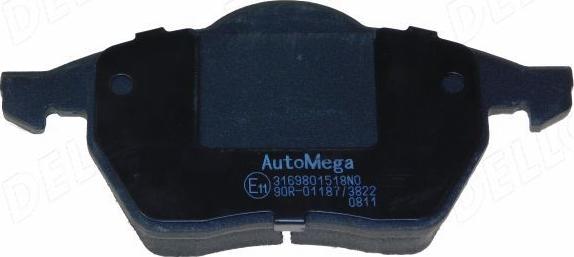 Automega 120044910 - Тормозные колодки, дисковые, комплект autosila-amz.com