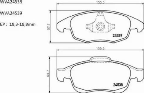 Automotor France ABP4358 - Тормозные колодки, дисковые, комплект autosila-amz.com