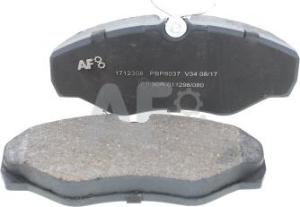 Automotor France PBP8037 - Тормозные колодки, дисковые, комплект autosila-amz.com