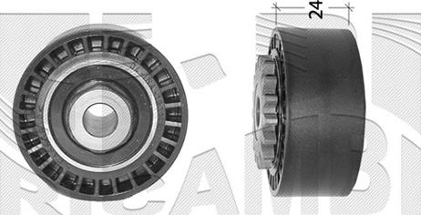Autoteam A02336 - Ролик, поликлиновый ремень autosila-amz.com