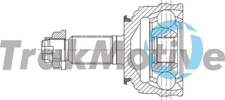 Autoteam G400934 - Шарнирный комплект, ШРУС, приводной вал autosila-amz.com