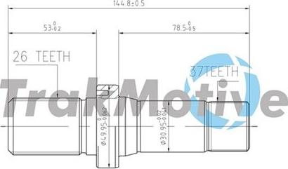 Autoteam G350006 - Приводной вал autosila-amz.com