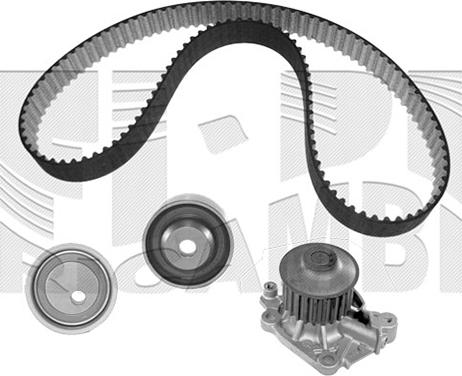 Autoteam KATW1480 - Водяной насос + комплект зубчатого ремня ГРМ autosila-amz.com