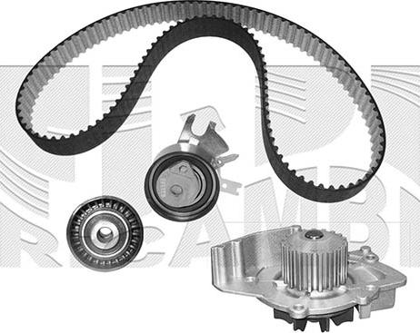 Autoteam KATW1424 - Водяной насос + комплект зубчатого ремня ГРМ autosila-amz.com