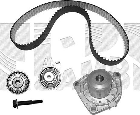 Autoteam KATW1581 - Водяной насос + комплект зубчатого ремня ГРМ autosila-amz.com