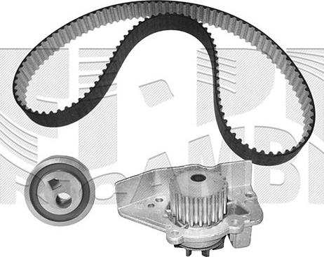 Autoteam KATW1087B - Водяной насос + комплект зубчатого ремня ГРМ autosila-amz.com