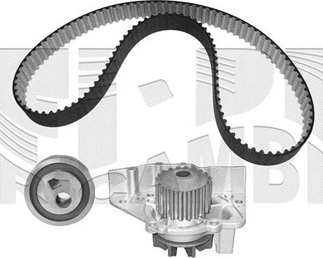 Autoteam KATW1087 - Водяной насос + комплект зубчатого ремня ГРМ autosila-amz.com