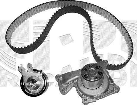 Autoteam KATW1713 - Водяной насос + комплект зубчатого ремня ГРМ autosila-amz.com