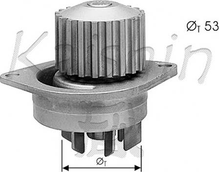 Autoteam WPA345 - Водяной насос autosila-amz.com