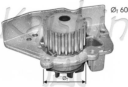 Autoteam WPA355 - Водяной насос autosila-amz.com