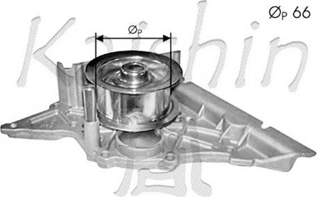 Autoteam WPA381 - Водяной насос autosila-amz.com