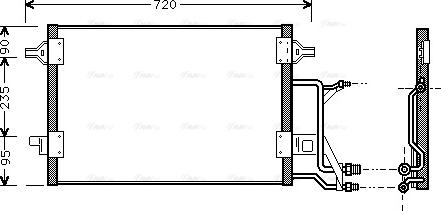 Ava Quality Cooling AI 5176 - Конденсатор кондиционера autosila-amz.com