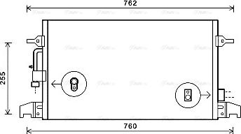 Ava Quality Cooling AI 5324 - Конденсатор кондиционера autosila-amz.com