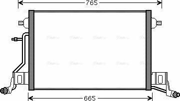 Ava Quality Cooling AI 5264 - Конденсатор кондиционера autosila-amz.com