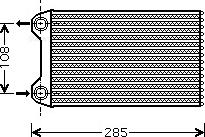 Ava Quality Cooling AI 6254 - Теплообменник, отопление салона autosila-amz.com