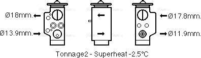 Ava Quality Cooling AI1373 - Расширительный клапан, кондиционер autosila-amz.com